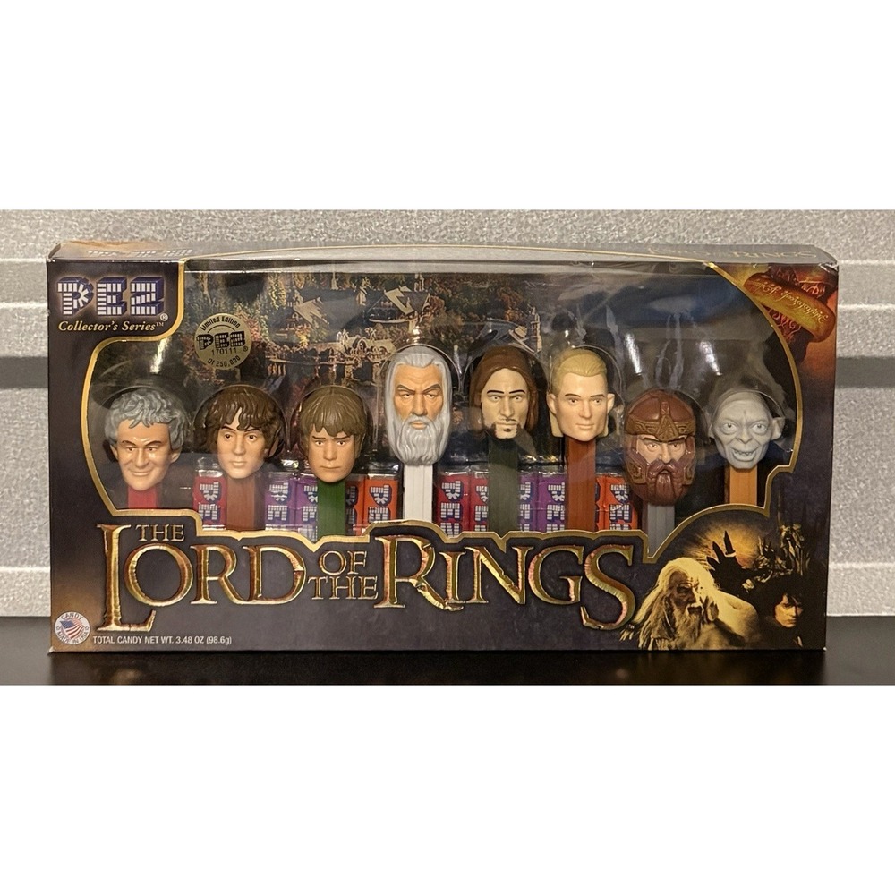 Lord‎ Of The Rings Pez Dispenser Set 2011 Limited Collector's Series #7738